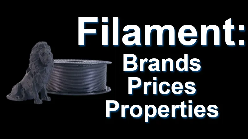 Filament Brands, Prices, and Properties