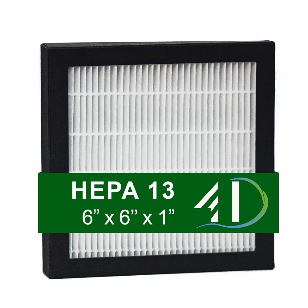 HEPA 13 Air Filter 6x6x1 by 4D Filtration