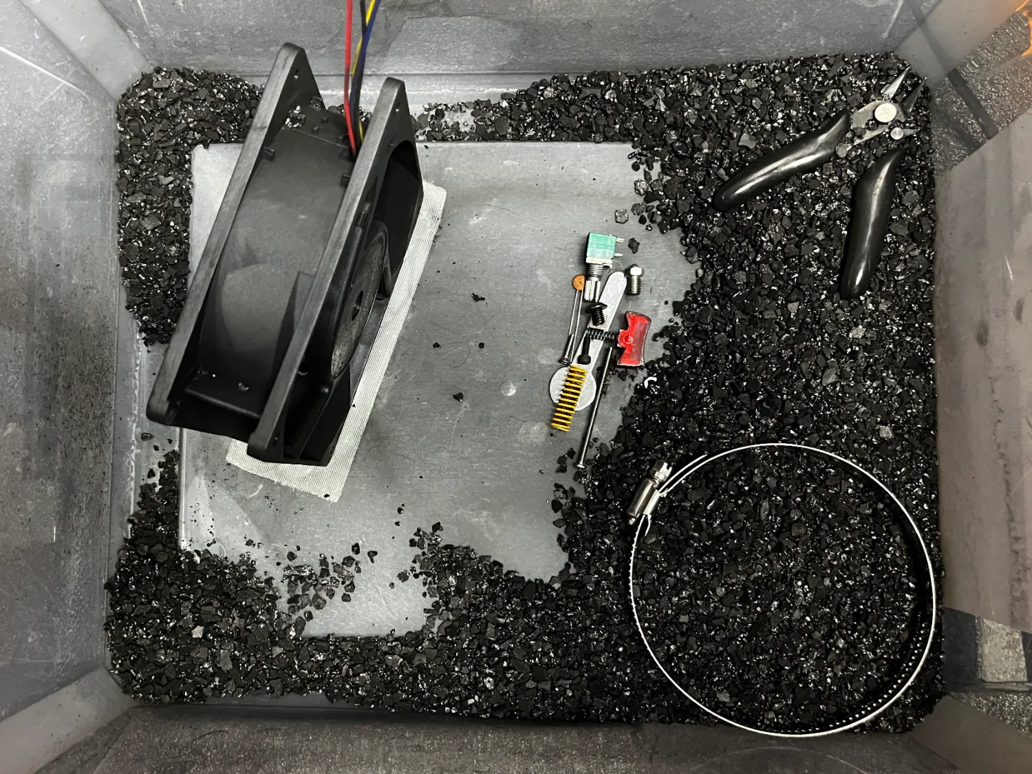 Testing acid free activated carbon
