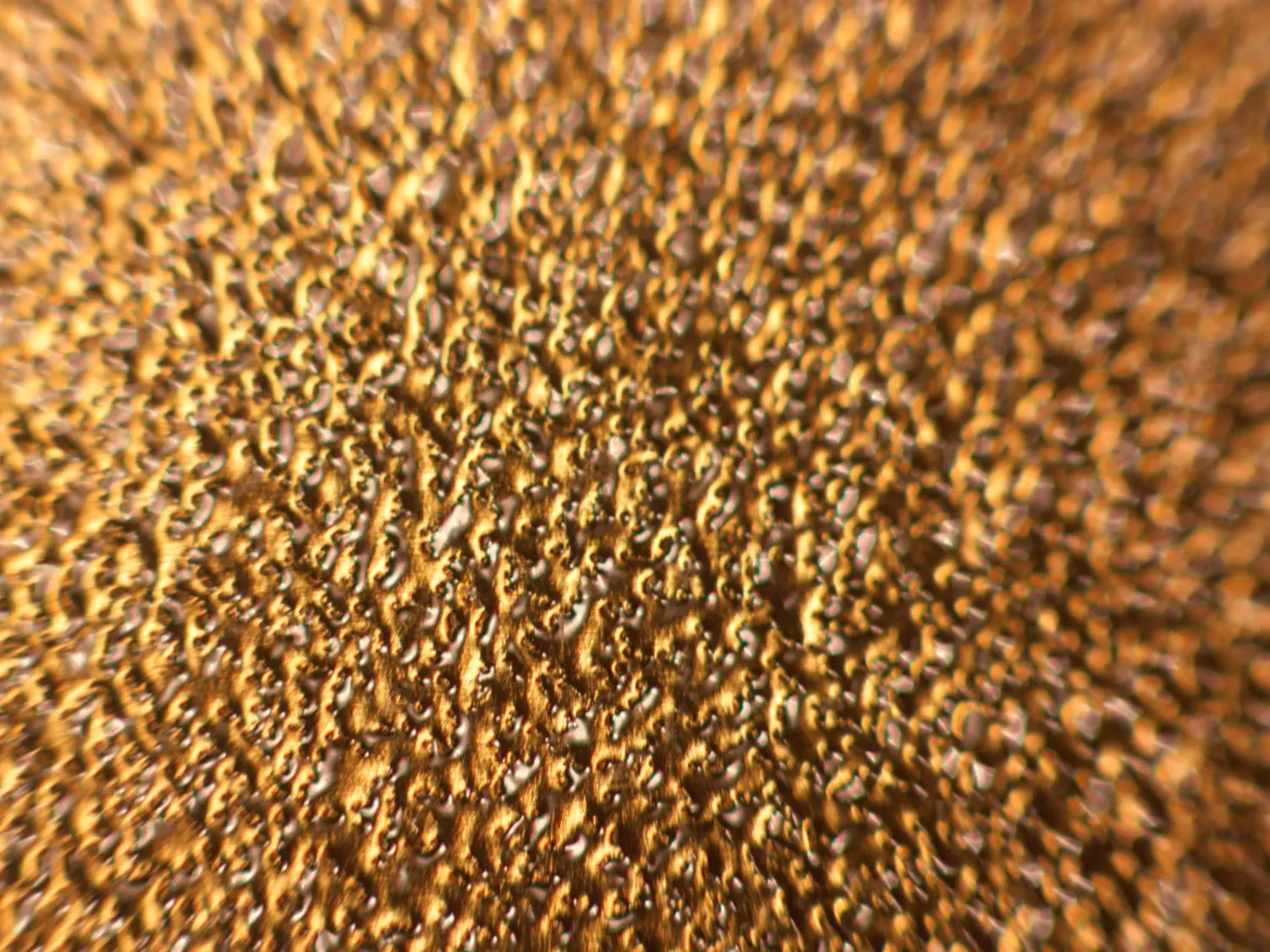 Macro photo of the Anycubic Kobra's magnetic steel sheet texture